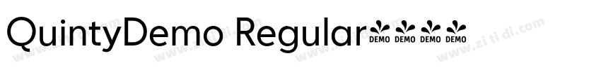 QuintyDemo Regular字体转换